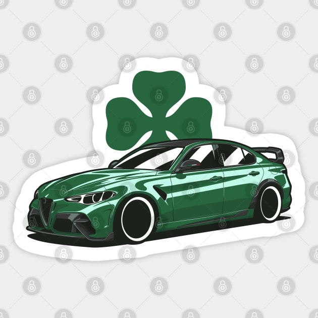 Green Giulia GTA Sticker by KaroCars